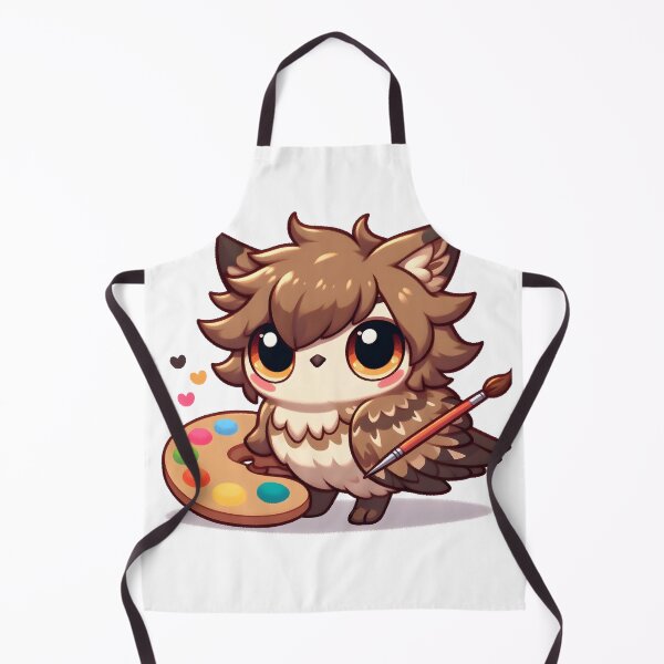 Item preview, Kawaii Xenops With An Artist'S Palette designed and sold by CanvasCutie.