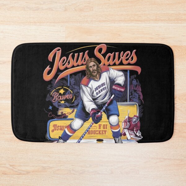 Item preview, HOCKEY JESUS SAVES  designed and sold by Obinne.