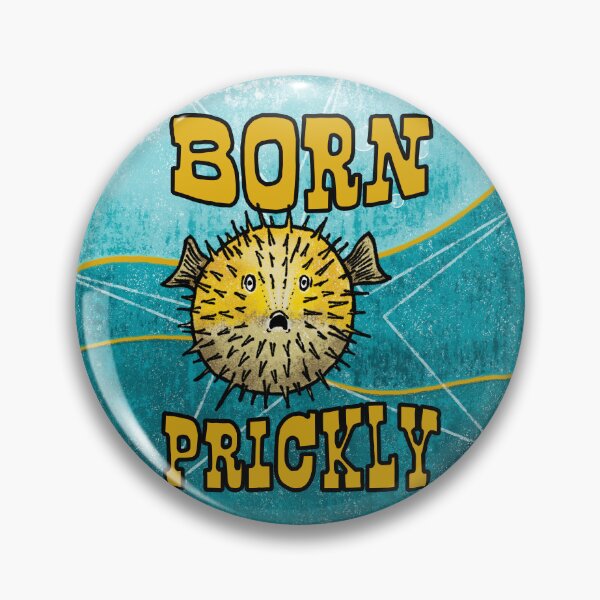 Item preview, Pufferfish Born Prickly designed and sold by Scrabbly Doodles.