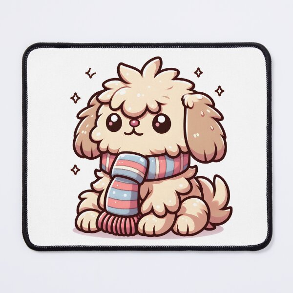 Item preview, Kawaii Fluffy Griffon With Scarf designed and sold by CanvasCutie.