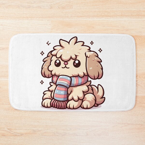 Item preview, Kawaii Fluffy Griffon With Scarf designed and sold by CanvasCutie.