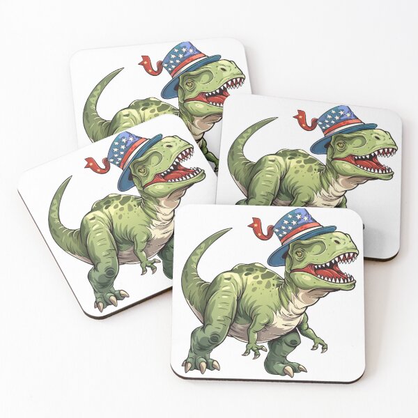 Item preview, T-rex ready to party 14th july designed and sold by kobsana.