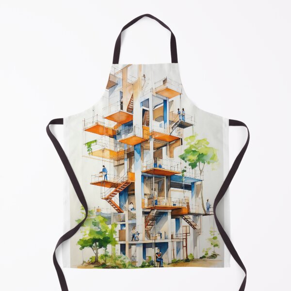 Item preview, Lively Watercolor Collaborative Spaces 31 of 39 designed and sold by TheBrainArt.