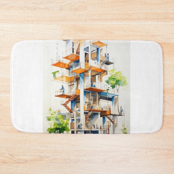 Item preview, Lively Watercolor Collaborative Spaces 31 of 39 designed and sold by TheBrainArt.