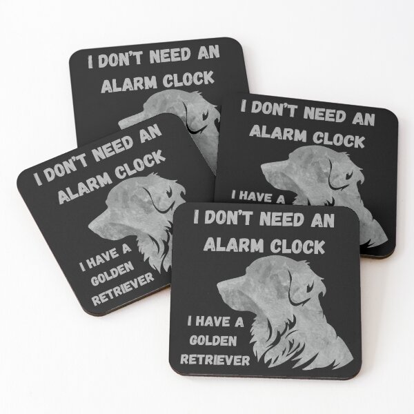 Item preview, Golden Retriever Alarm Clock designed and sold by wongacreations.