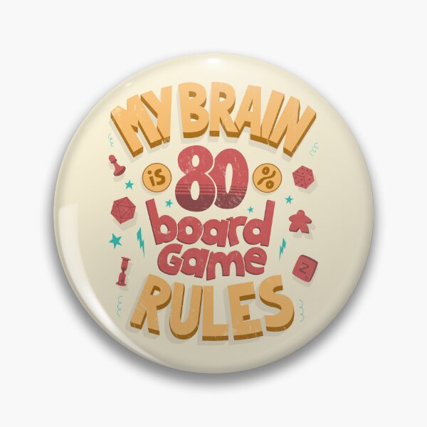 Item preview, My brain is 80% board game rules designed and sold by Anti-Style.
