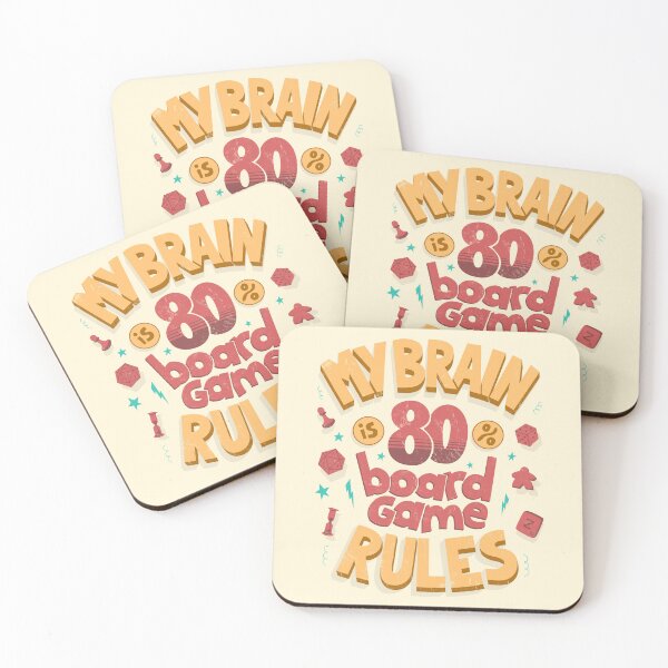 Item preview, My brain is 80% board game rules designed and sold by Anti-Style.