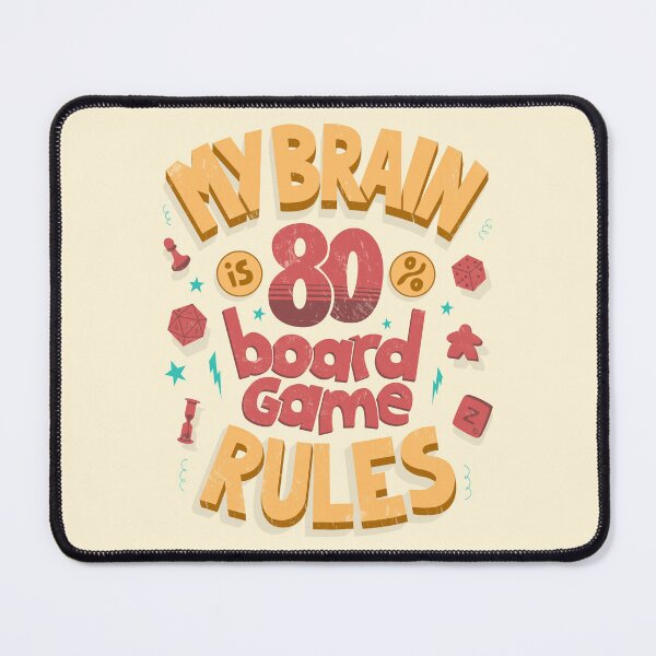 Item preview, My brain is 80% board game rules designed and sold by Anti-Style.