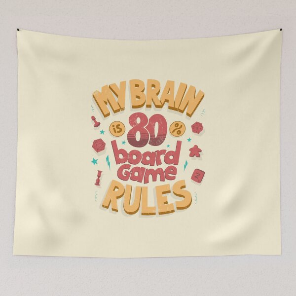Item preview, My brain is 80% board game rules designed and sold by Anti-Style.
