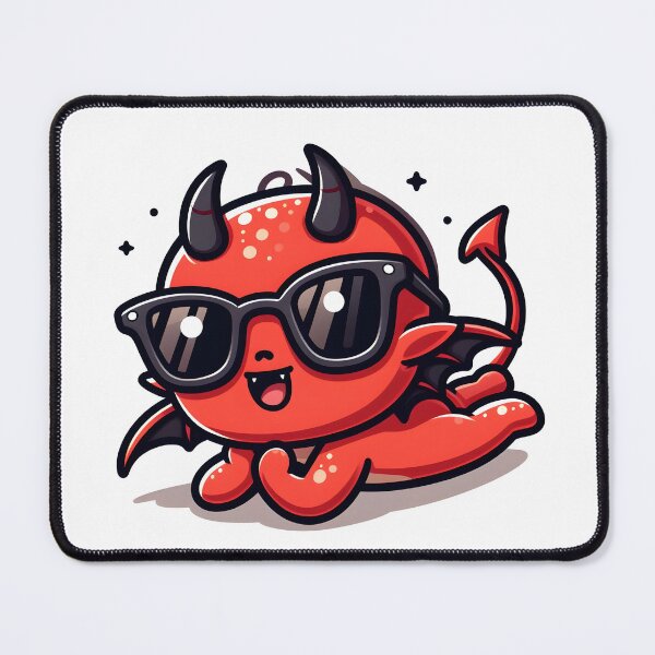 Item preview, Kawaii Chirpy Demon With Sunglasses designed and sold by CanvasCutie.