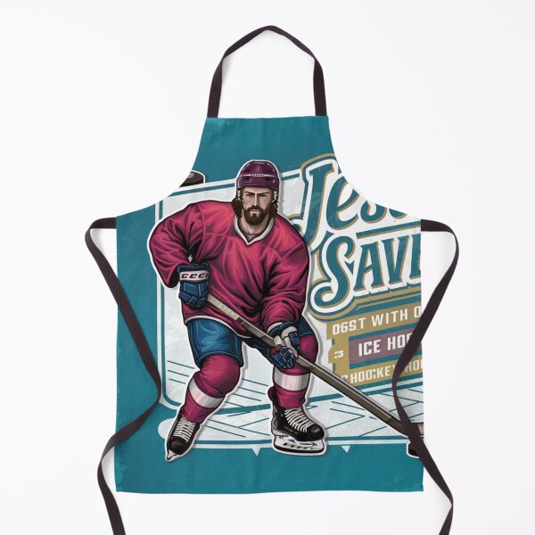 Artikelvorschau, LUSTIGER JESUS RETTET QOUTE HOCKEY entworfen und verkauft von Obinne.