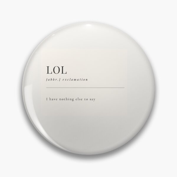 Item preview, Funny Aesthetic Dictionary Definition 'LOL' designed and sold by CreativeCanvas6.