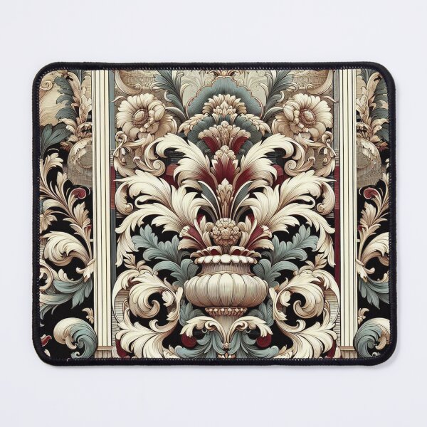 Item preview, Teal, Burgundy & Cream Baroque & Damask designed and sold by DesignsByPrnces.