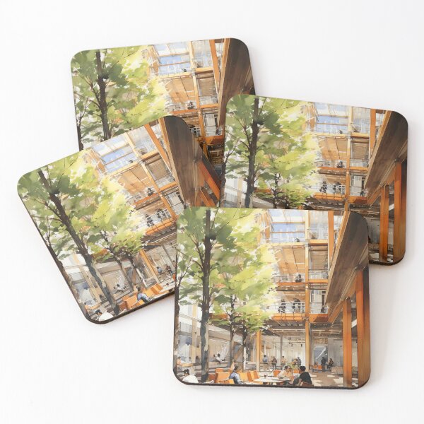 Item preview, Modern Workspaces Watercolor Dreamland 36 of 39 designed and sold by TheBrainArt.