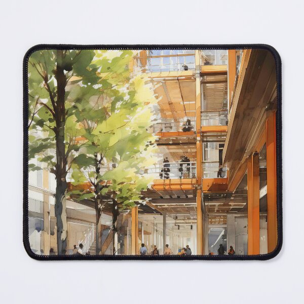 Item preview, Modern Workspaces Watercolor Dreamland 36 of 39 designed and sold by TheBrainArt.