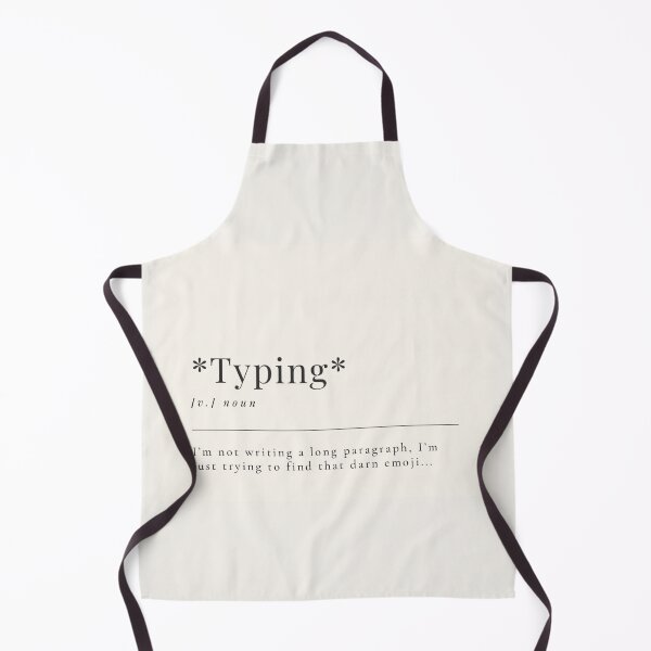 Item preview,  Funny Aesthetic Dictionary Definition '*typing*' designed and sold by CreativeCanvas6.