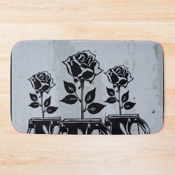 Item preview, Grenades And Flowers Stencil Graffiti designed and sold by Bomax121.