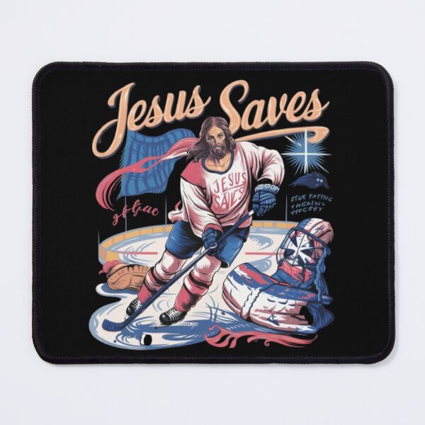 Item preview, "JESUS SA"VES ". HOCKEY LOVER designed and sold by Obinne.