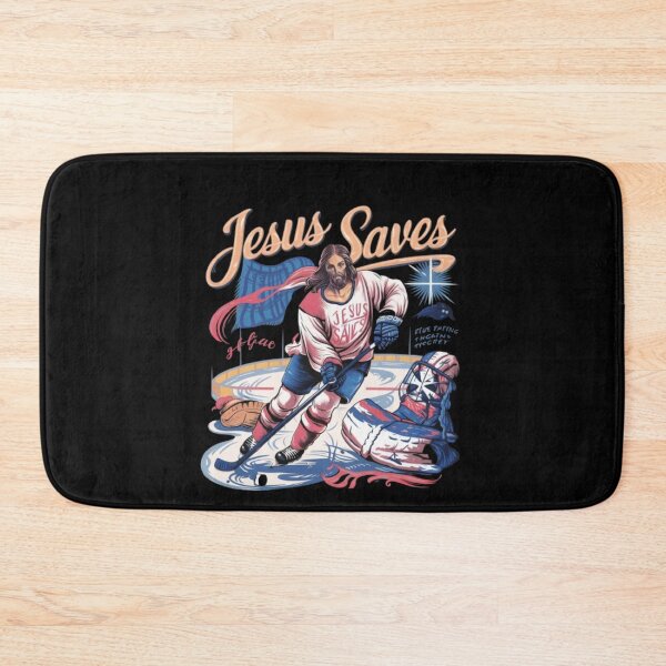 Item preview, "JESUS SA"VES ". HOCKEY LOVER  designed and sold by Obinne.