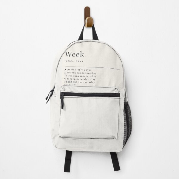 Item preview,  Funny Aesthetic Dictionary Definition of 'Week' designed and sold by CreativeCanvas6.