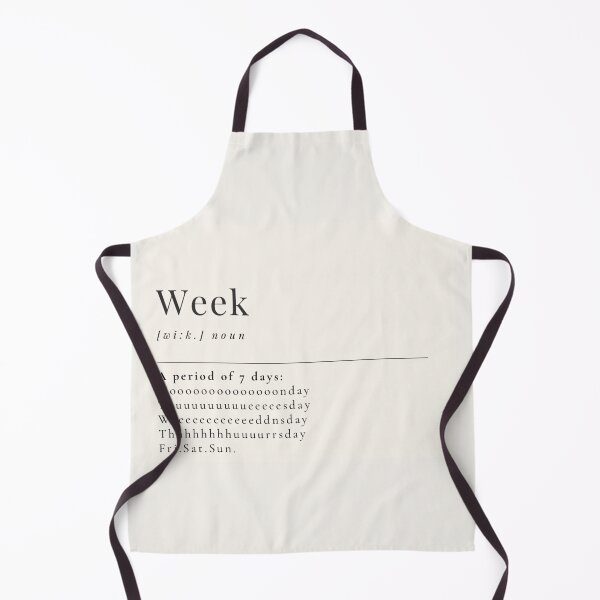 Item preview,  Funny Aesthetic Dictionary Definition of 'Week' designed and sold by CreativeCanvas6.
