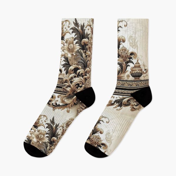 Item preview, Gold & Cream Baroque & Damask designed and sold by DesignsByPrnces.