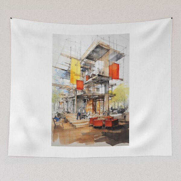 Item preview, Dreamy Collaboration Watercolor Illustration 37 of 39 designed and sold by TheBrainArt.