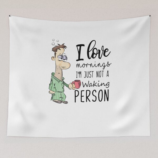 Item preview, I Love Mornings I'm Just Not A Waking Person designed and sold by TeeTimeGuys.