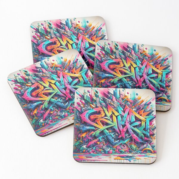 Item preview, Color explosion of urban art designed and sold by Cerberus-Art.