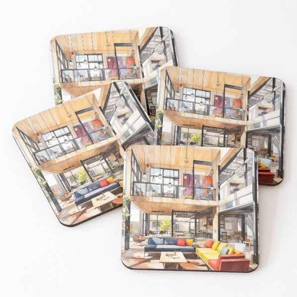 Item preview, Colorful Watercolor Collaboration Scene 38 of 39 designed and sold by TheBrainArt.