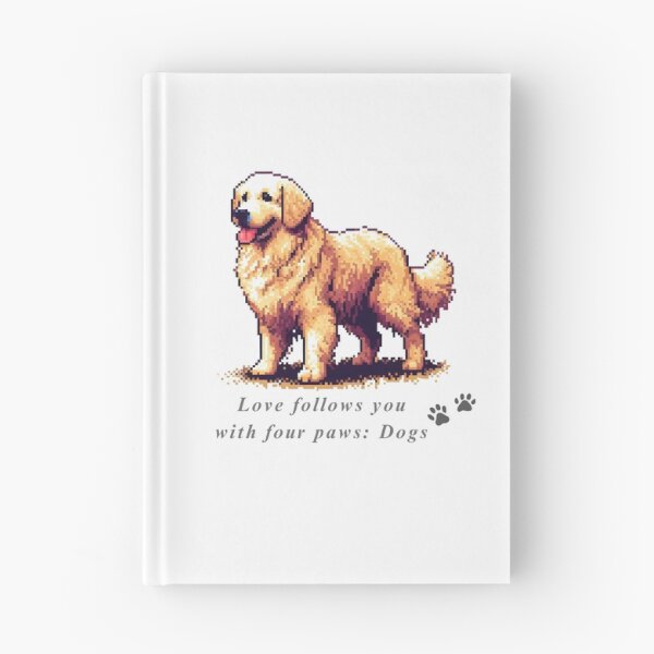 Artikelvorschau, Golden Retriever-Pixel-Art-Stil entworfen und verkauft von x-topia.