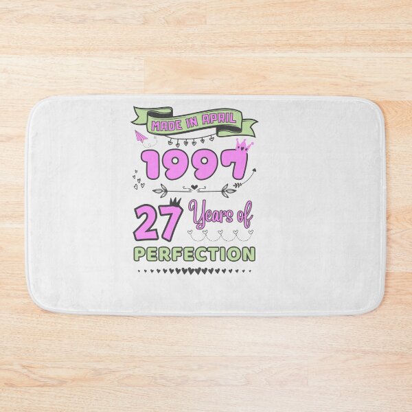 Item preview, Made in april 1997 27 Years of Perfection, 27th Birthday mug for her, Officially 27, Women Birthday mug, Personalized 27th Birthday Gift designed and sold by amchtakkosa1.