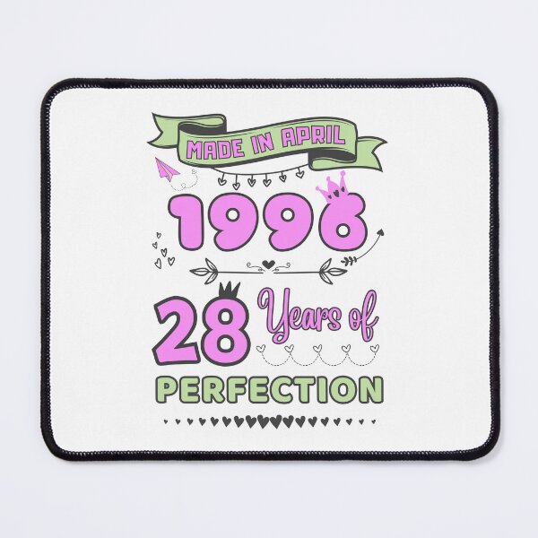 Item preview, Made in april 1996 28 Years of Perfection, Birthday mug for her, Officially 28, Women Birthday mug, Personalized 28th Birthday Gift designed and sold by amchtakkosa1.