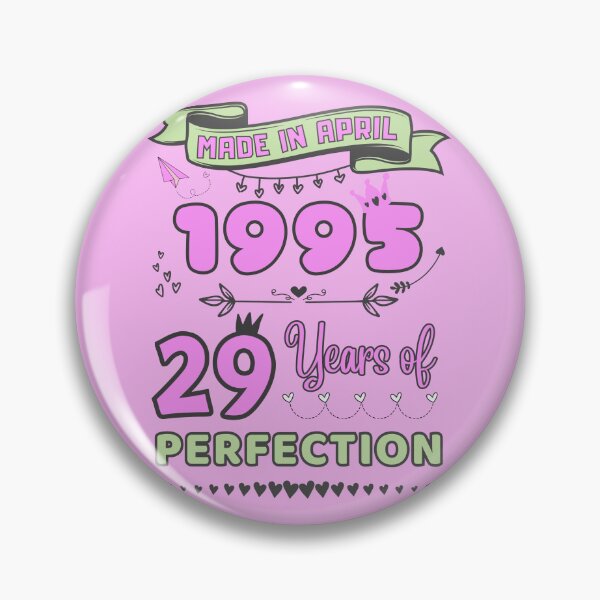 Item preview, Made in april 1995 29 Years of Perfection, 29th Birthday mug, Officially 29, Birthday mug for her, Personalized 29th Birthday Gift designed and sold by amchtakkosa1.