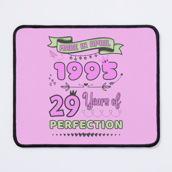 Item preview, Made in april 1995 29 Years of Perfection, 29th Birthday mug, Officially 29, Birthday mug for her, Personalized 29th Birthday Gift designed and sold by amchtakkosa1.