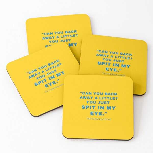 Aperçu de l'œuvre Citation de Wes Anderson « The Darjeeling Limited » créée et vendue par CreativeCanvas6.