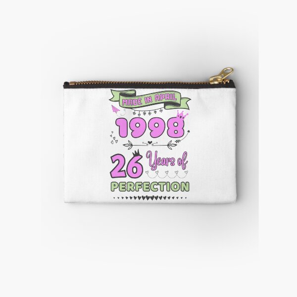 Item preview, Made in april 1998 26 Years of Perfection, 26th Birthday Sticker, Officially 26, Women Birthday Stickers, Personalized 26th Birthday Gift designed and sold by amchtakkosa1.