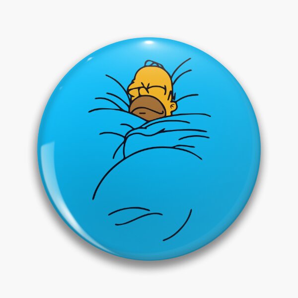 Item preview, Homer tucked in sleeping designed and sold by Grav1n.