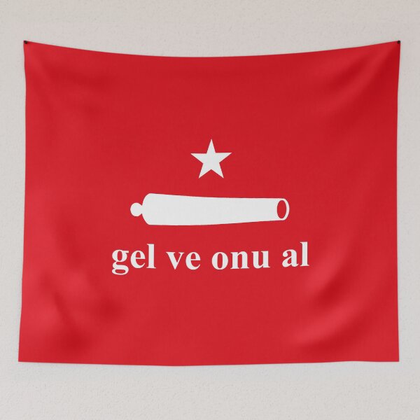 Item preview, 2nd red Turkish CATI Flag (kırmızı türk 'gel ve al' bayrağı) designed and sold by JonathanR1994.