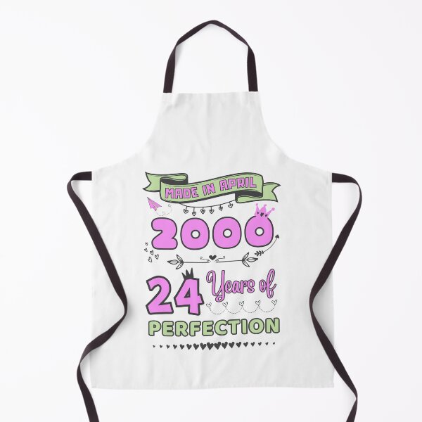 Item preview, Made in april 2000 24 Years of Perfection, 24th Birthday Sticker, Officially 24, Women and girls Birthday Stickers, Personalized 24th Birthday Gift designed and sold by amchtakkosa1.