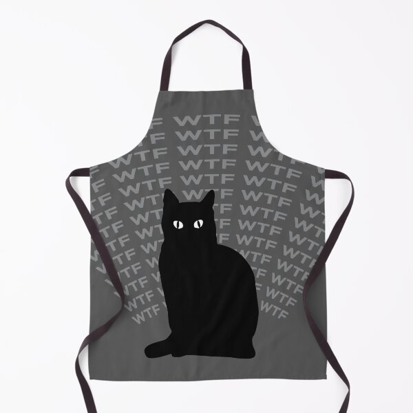 Item preview, Wtf Black Cat designed and sold by yellowmadcat.