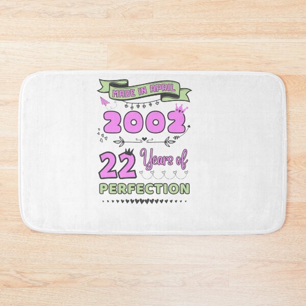 Item preview, Made in april 2000 22 Years of Perfection, 22nd Birthday Sticker, Officially 22, Women and girls Birthday Stickers, Personalized 22nd Birthday Gift designed and sold by amchtakkosa1.