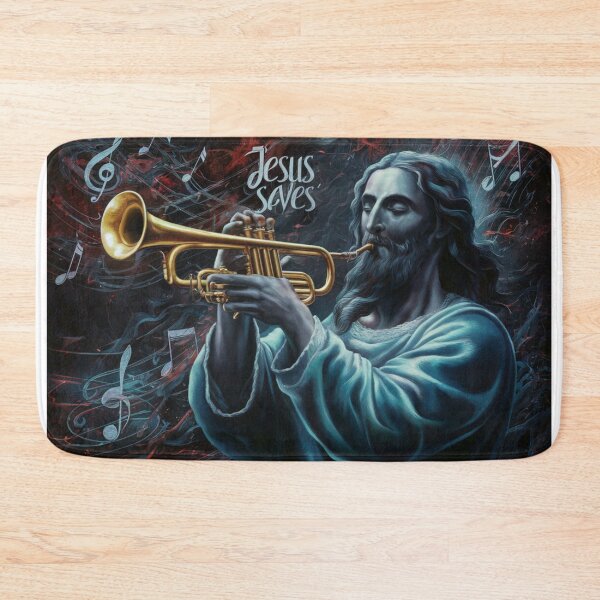Item preview, "JESUS SAVES ". Trumpet lovers  designed and sold by Obinne.