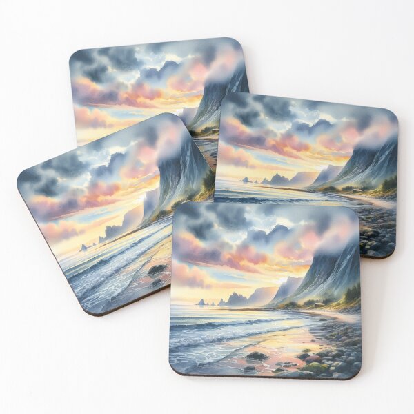 Item preview, Watercolor shoreline designed and sold by Thedigital91.