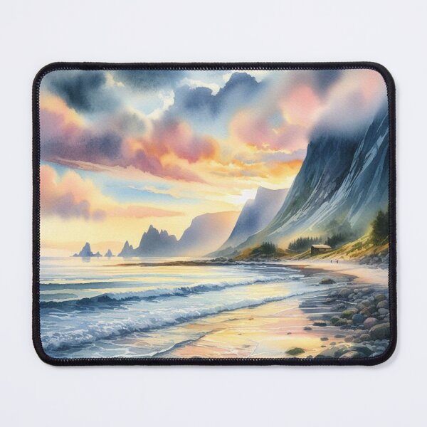 Item preview, Watercolor shoreline designed and sold by Thedigital91.