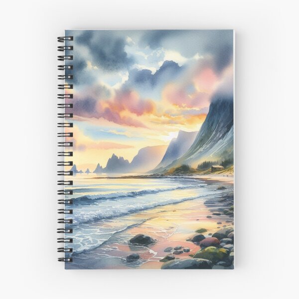 Item preview, Watercolor shoreline designed and sold by Thedigital91.