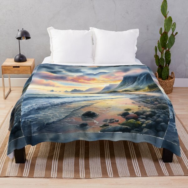 Item preview, Watercolor shoreline designed and sold by Thedigital91.