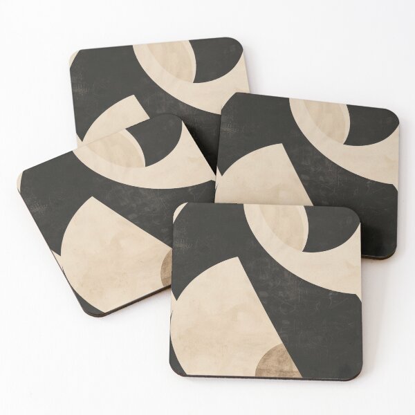 Item preview, Elegant Abstract Neutral Tones Shapes designed and sold by trajeado14.