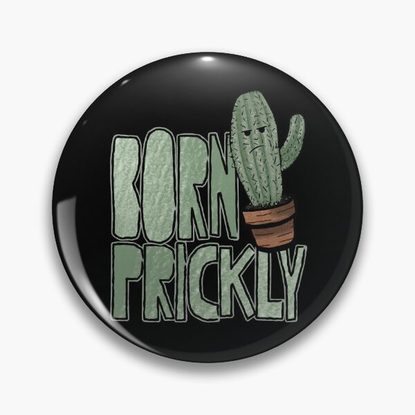 Item preview, Cactus Born Prickly designed and sold by Scrabbly Doodles.