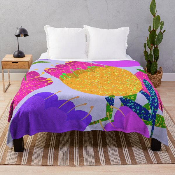 Item preview, Colorful Sparking Hand Drawn Tulips - Repeating Floral Pattern designed and sold by Victoria Rose.